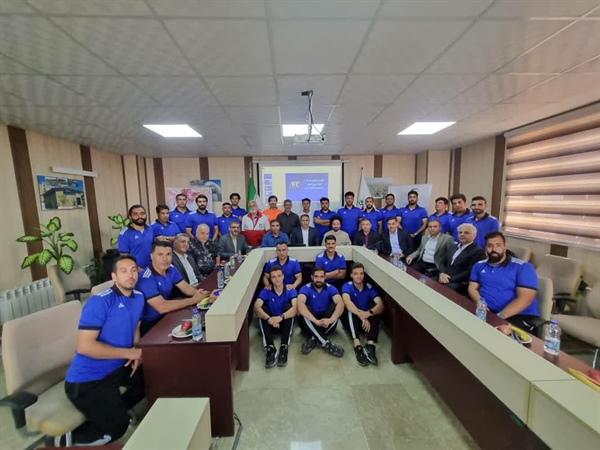 برگزاری اختتامیه کلاس مربیگری C کنفدراسیون فوتبال آسیا در پارلمان شورای اسلامی شهر قیامدشت