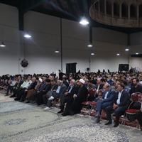 بزرگداشت سالروز شهادت مسافرین‌پرواز اردیبهشت در شهر قیامدشت با حضور حجت الاسلام واعظی دهنوی، فرمانده بسیج وزارت خارجه