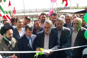 آیین افتتاح مجموعه ورزشی امام علی( ع)  شهر قیامدشت با حضور معاونین استاندار تهران به مناسبت هفته دولت